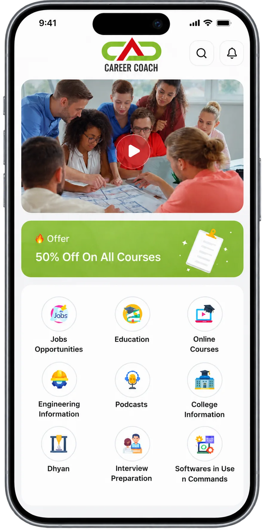 CAD Career Coach Mockup