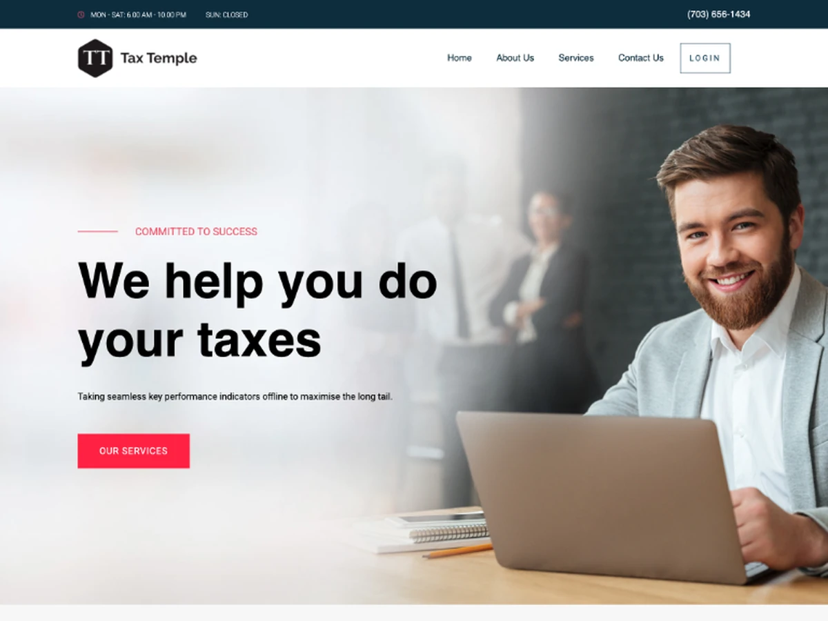 Tax Temple website preview