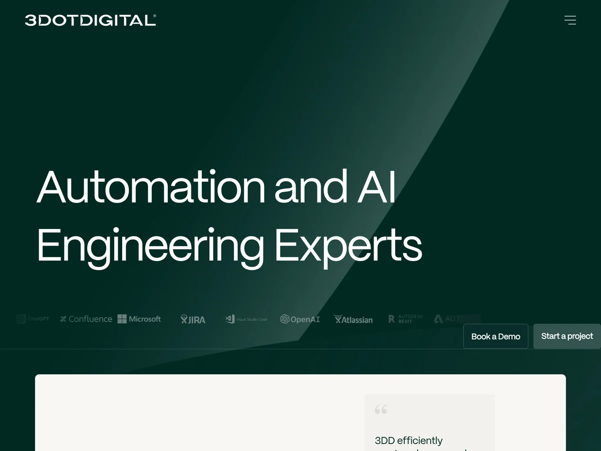 3 Dot Digital website preview