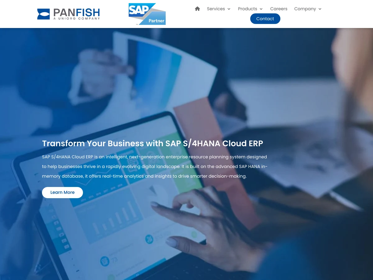 PANFISH website preview