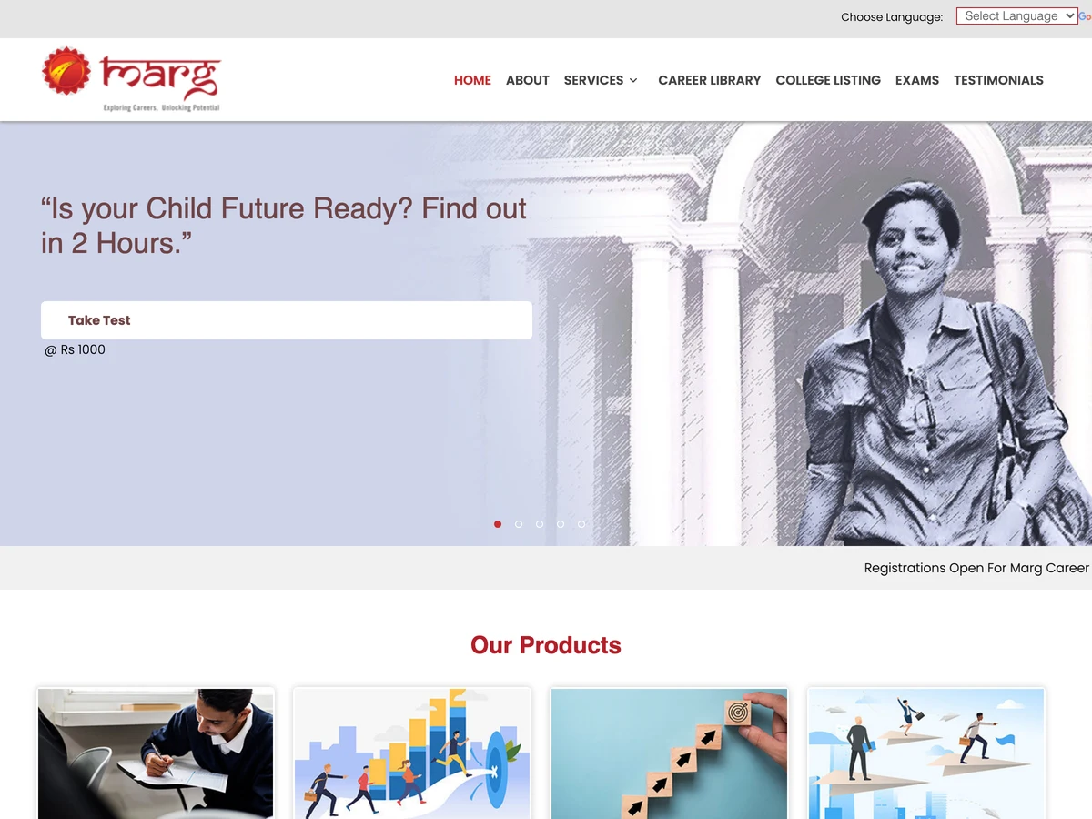 MAARG website preview
