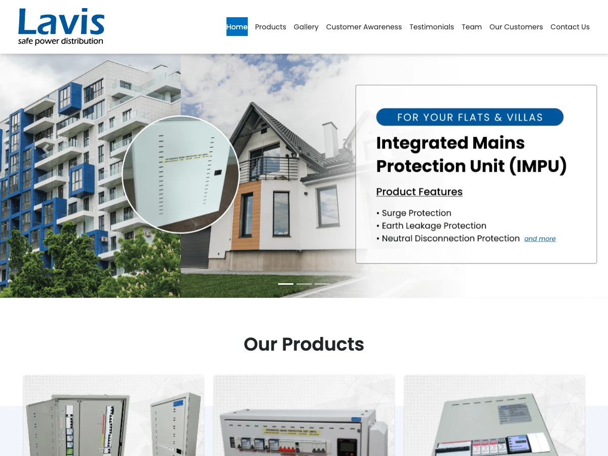 Lavis website preview