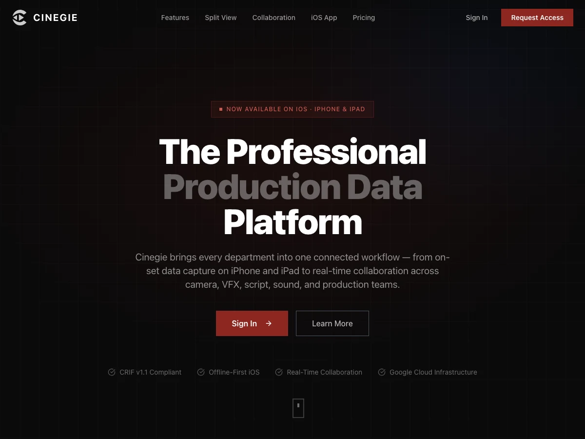 VFX Kit Bag website preview