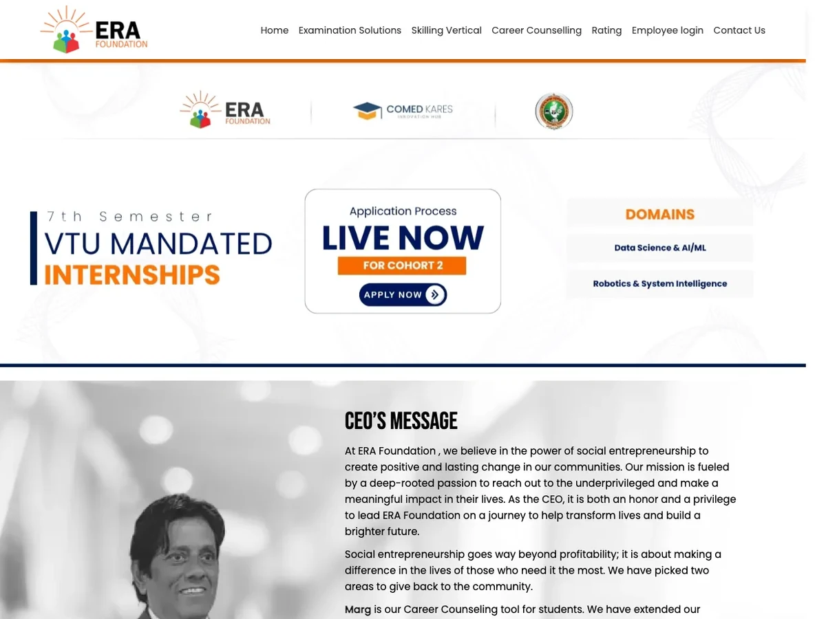 ERA Foundation website preview