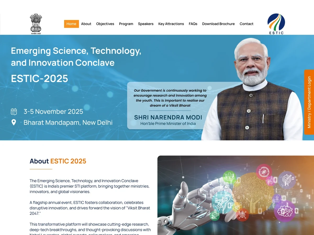 Government Portals Interface