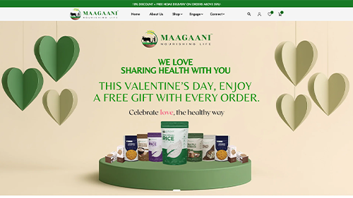 Magani Desktop View