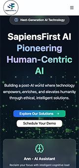 Sapiens First Mobile View